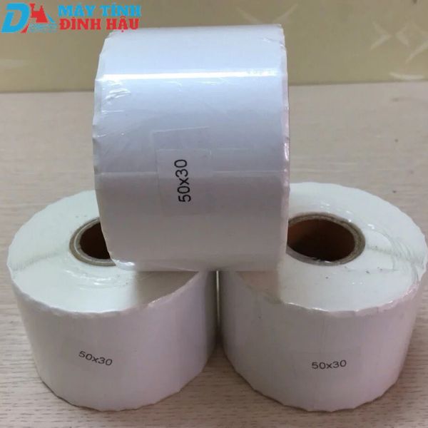 Giấy In Tem Nhiệt 50×30
